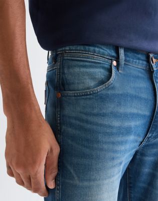 Larston Slim Tapered Medium Stretch Jean in Slate Runner
