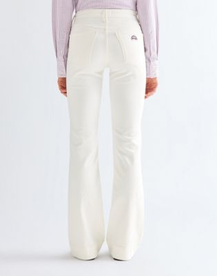 Flare Lightweight Jean in Worn White