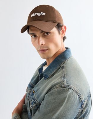 Logo Cap in Brown