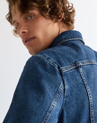 Regular Cowboy Cut Jacket in Stonewash