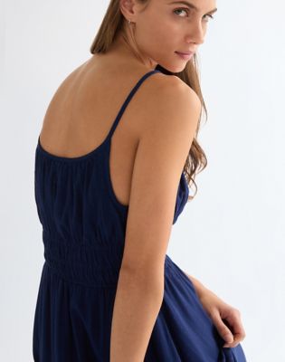chinese dress ladies Women's Strappy Openwork Summer Knit Dress – Lightweight Lined Acrylic –  puresunlady