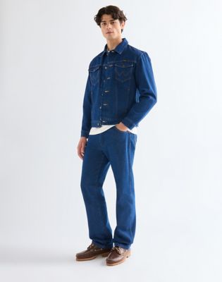 Regular Cowboy Cut Jacket in Prewashed Indigo