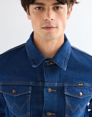 Regular Cowboy Cut Jacket in Prewashed Indigo