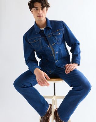 Regular Cowboy Cut Jacket in Prewashed Indigo