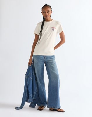 Wrangler Low Rise Loose Ultra Barrel Jean Stormy Dust