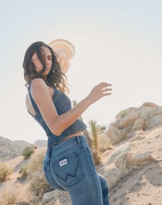 Wrangler Jeansy z rozszerzanymi nogawkami Pioneer Pop