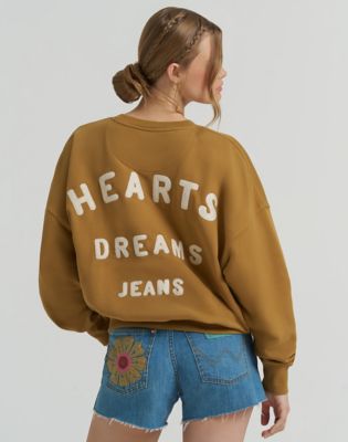 Lainey Wilson x Wrangler Good Jeans Sweatshirt in Brown