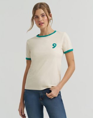 Lainey Wilson x Wrangler Good Jeans Tee in Cream