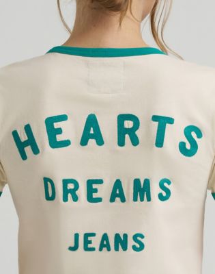 Lainey Wilson x Wrangler Good Jeans Tee in Cream