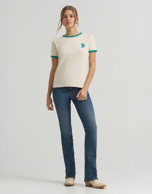Lainey Wilson x Wrangler Good Jeans Tee in Cream