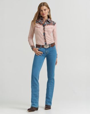 Lainey Wilson x Wrangler Lainey Mae Boot in Denim