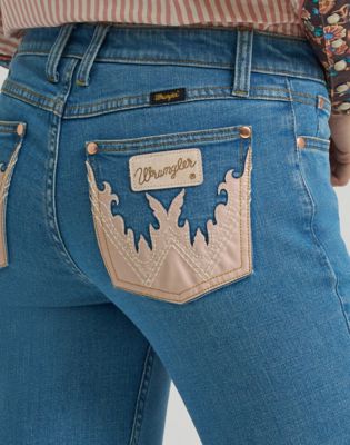 Lainey Wilson x Wrangler Lainey Mae Boot in Denim