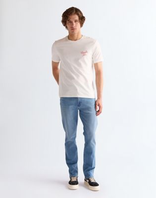 Wrangler Larston obcisłe Tapered średnioelastyczne Jean Saffron