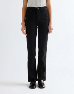 Wrangler Proste jeansy czarny