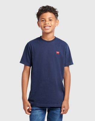 Wrangler Badge Tee Navy Blazer