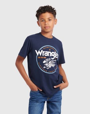Wrangler Eagle Tee Navy Blazer
