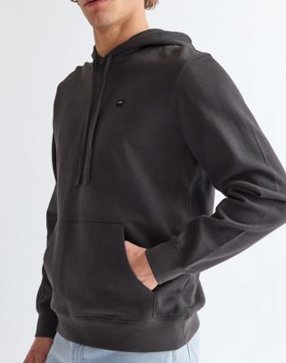 Regular Sign Off Hoodie in Faded Black