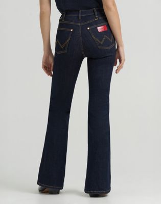 Lainey Wilson x Wrangler Lainey Flare Jean in Rinse