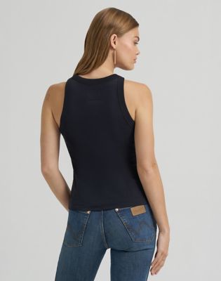Lainey Wilson x Wrangler Cowboy Tank in Black