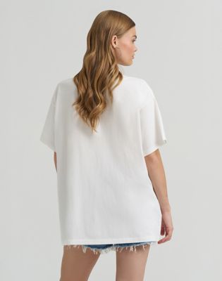 Lainey Wilson x Wrangler Giddy Up Tee in White