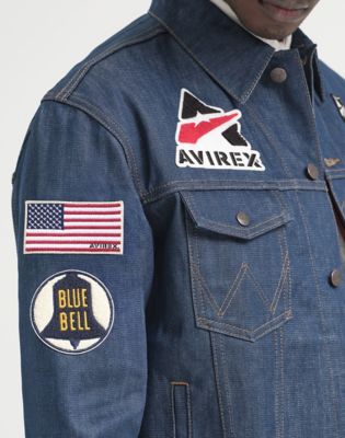 Wrangler&reg; x Avirex&reg; Denim Jacket in Raw Indigo