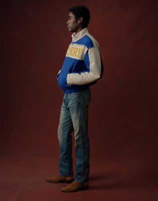 Wrangler&reg; x Cherry Pit Crew Puffer in Royal Blue