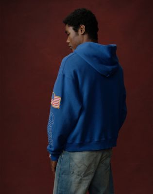 Wrangler&reg; x Cherry Hoodie in Royal Blue