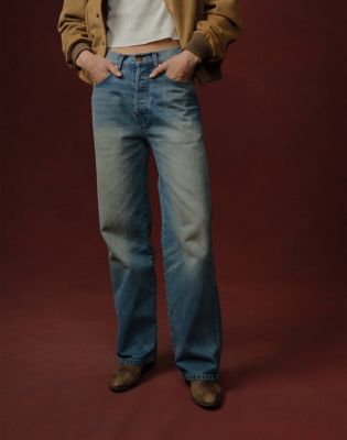 Wrangler&reg; x Cherry Wide Leg Jean in Denim