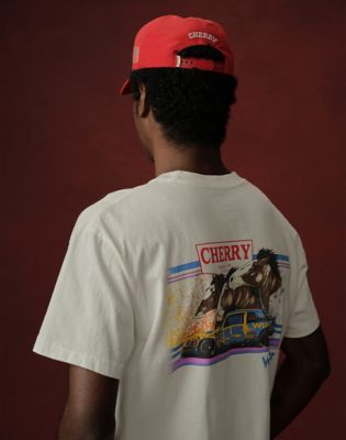 Wrangler&reg; x Cherry Horsepower Tee in Cream