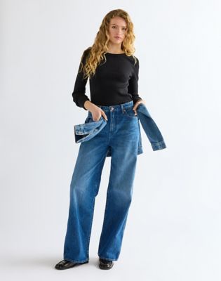 Joey Loose Straight Jean in Imperial Blue