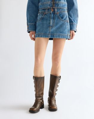 Super Wrangler Regular Skirt in Cowboy Fade