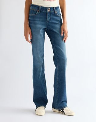 Low Rise Bold Boot Jean in Galaxy Fade