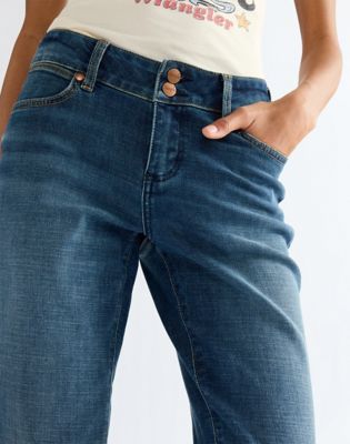 Low Rise Bold Boot Jean in Galaxy Fade