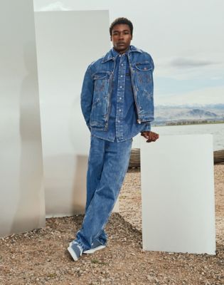 Super Wrangler Loose Cowboy Jean in Cowboy Fade