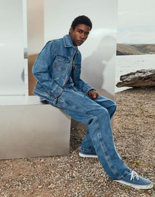 Super Wrangler Loose Cowboy Jean in Cowboy Fade