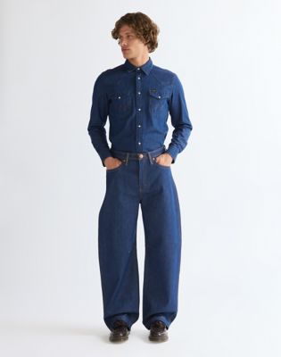 Super Wrangler Baggy Barrel Jean in Super Raw