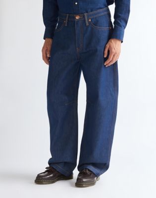 Super Wrangler Baggy Barrel Jean in Super Raw