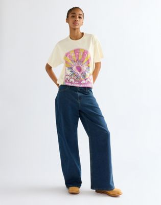 Low Rise Loose Ultra Barrel Jean in Star Dust