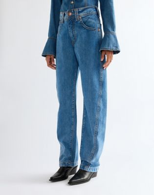Super Wrangler Barrel Jean in Cowboy Fade