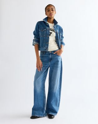 Low Rise Loose Ultra Barrel Jean in Quiet Oasis