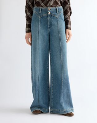Loose Peaked Yoke Canyon Jean in Worn Legacy
