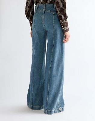 Loose Peaked Yoke Canyon Jean in Worn Legacy
