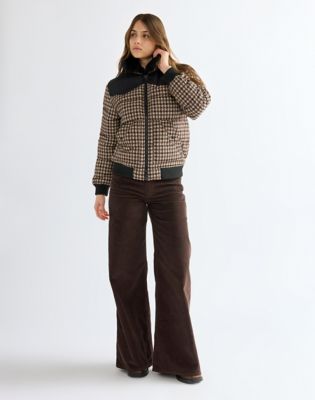 Canyon Loose Corduroy Trousers in Chocolate Torte