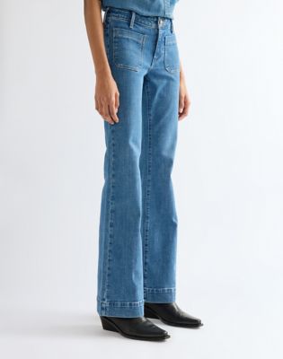 Flare Jean in Indigo Rush