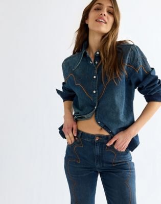 Regular Western Yoke Shirt in Saloon Shadow