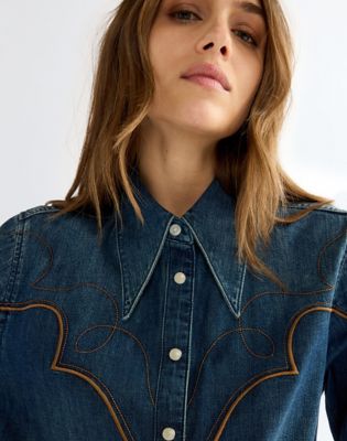 Regular Western Yoke Shirt in Saloon Shadow