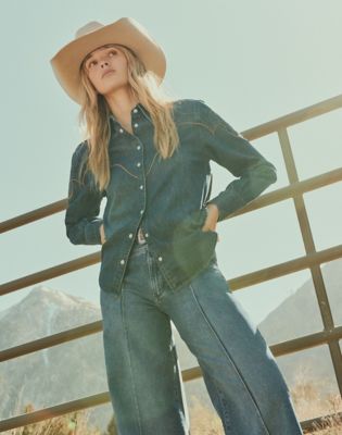 Regular Western Yoke Shirt in Saloon Shadow
