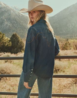 Regular Western Yoke Shirt in Saloon Shadow