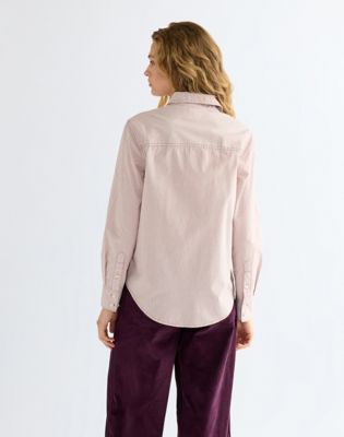 Regular One Pocket Shirt in Rose Brown