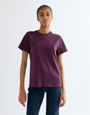 Slim Sign Off Tee in Potent Purple